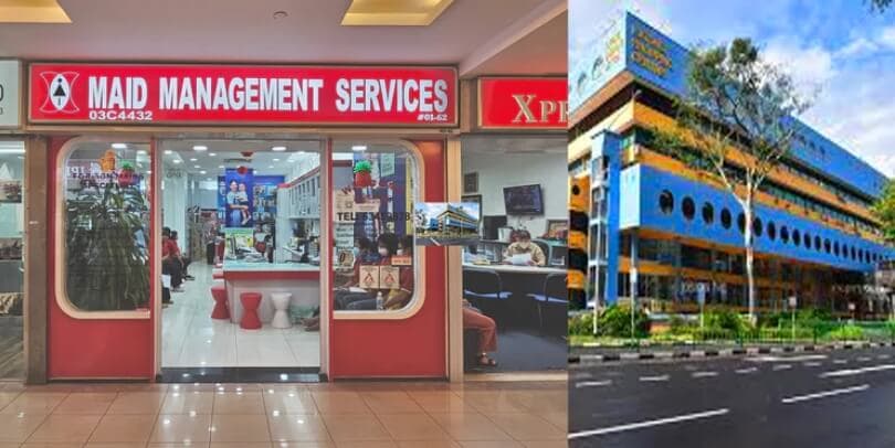 Maid Management Services Head Office at Katong Shopping Centre